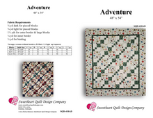 Load image into Gallery viewer, &#39;Adventure&#39; Quilt Pattern