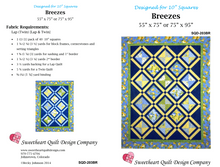 Load image into Gallery viewer, 'Breezes' Quilt Pattern