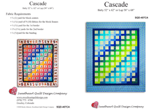 Load image into Gallery viewer, &#39;Cascade&#39; Quilt Pattern