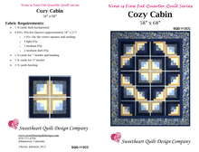 Load image into Gallery viewer, &#39;Cozy Cabin&#39; Quilt Pattern