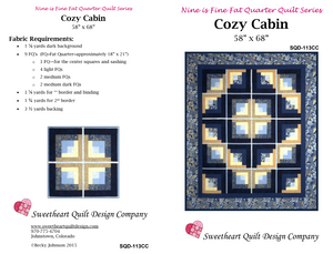 'Cozy Cabin' Quilt Pattern