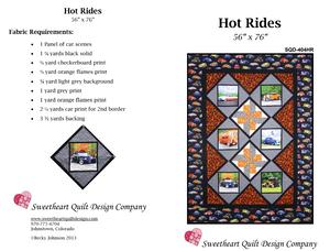 'Hot Rides' Quilt Pattern
