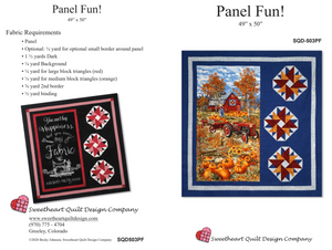 'Panel Fun!' Quilt Pattern