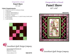 'Panel Show' Quilt Pattern