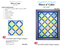 Load image into Gallery viewer, &#39;Piece o&#39; Cake&#39; Quilt Pattern