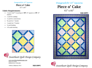 'Piece o' Cake' Quilt Pattern