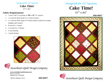 Load image into Gallery viewer, &#39;Cake Time!&#39; Quilt Pattern