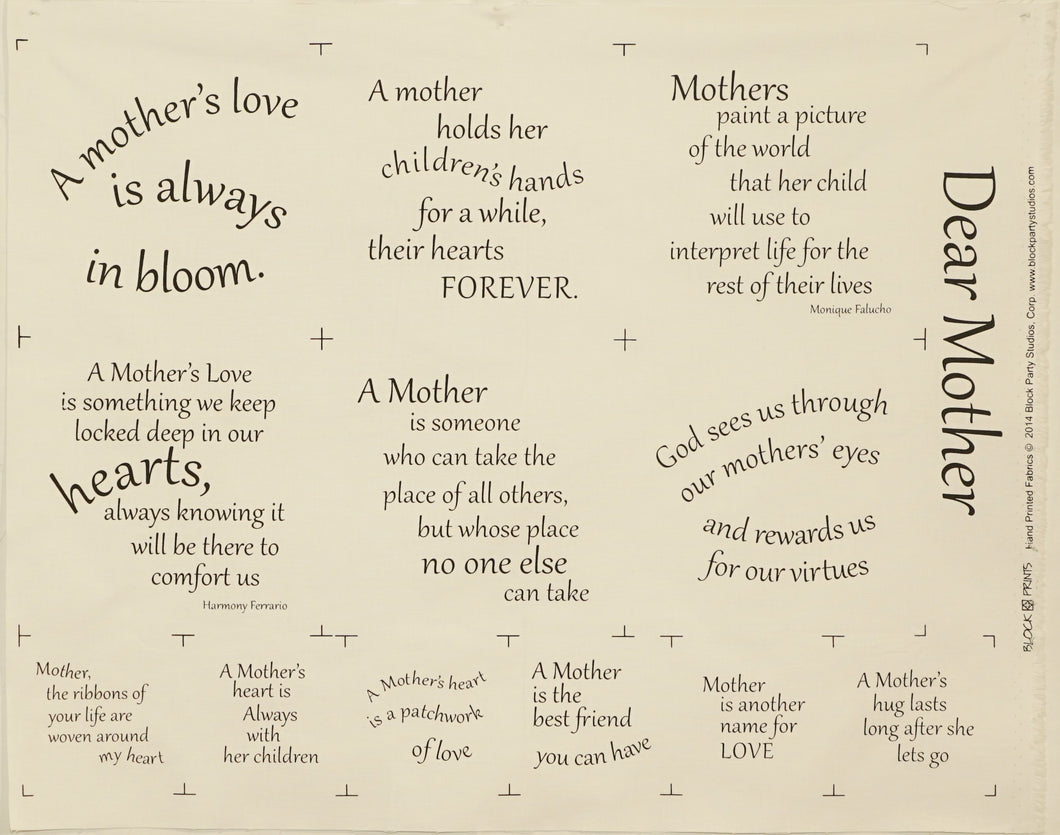 Dear Mother Panel