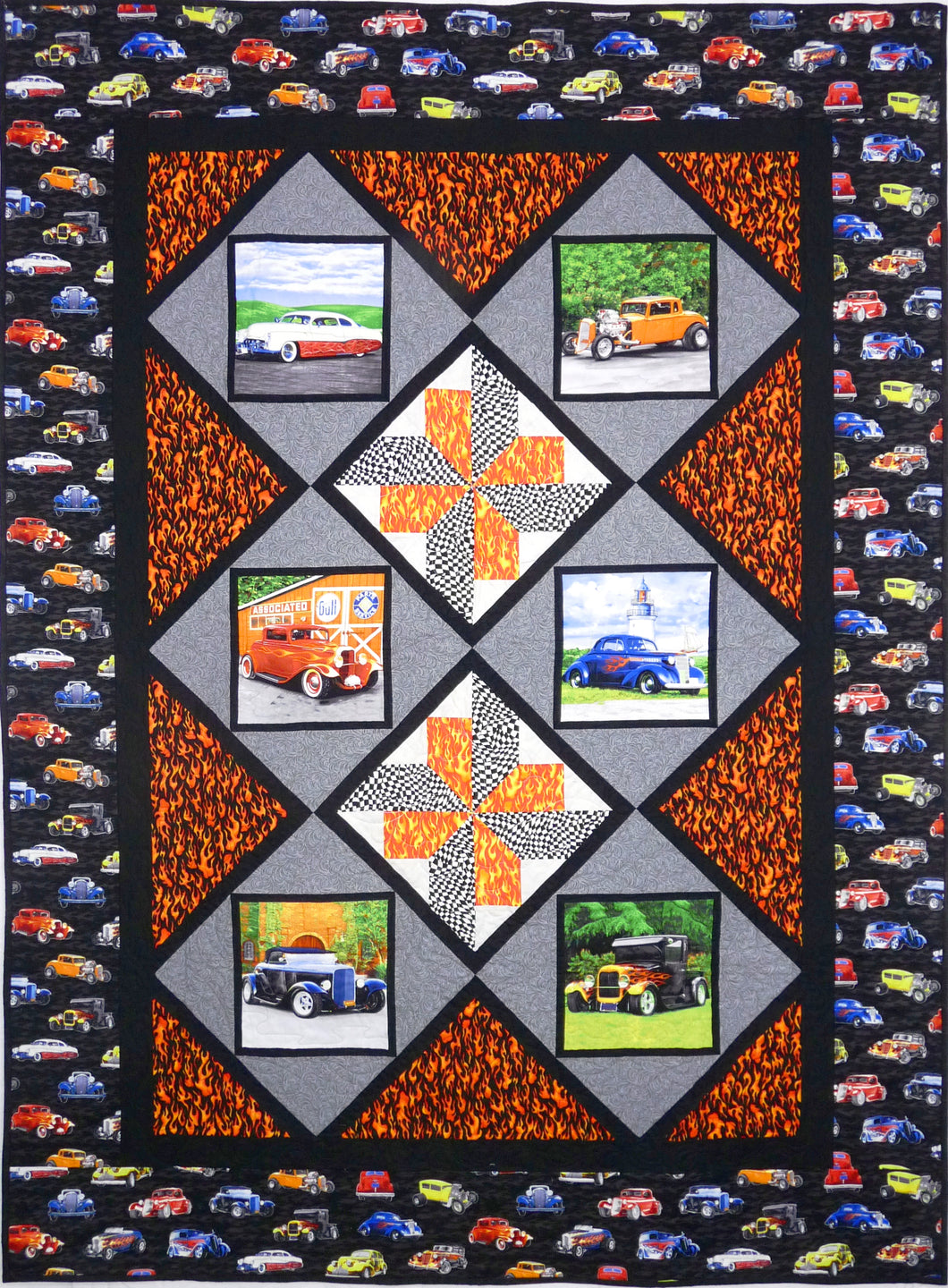 'Hot Rides' Quilt Pattern