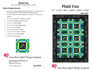 'Plaid Fun' Quilt Pattern