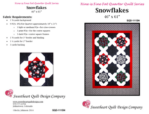 'Snowflakes' Quilt Pattern