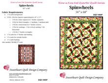 Load image into Gallery viewer, &#39;Spinwheels&#39; Quilt Pattern