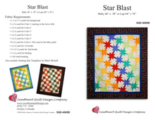 Load image into Gallery viewer, &#39;Star Blast&#39; Quilt Pattern