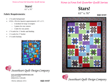 Load image into Gallery viewer, &#39;Stars!&#39; Quilt Pattern