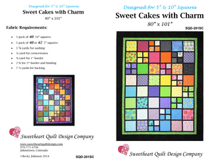 'Sweet Cakes with Charm' Quilt Pattern